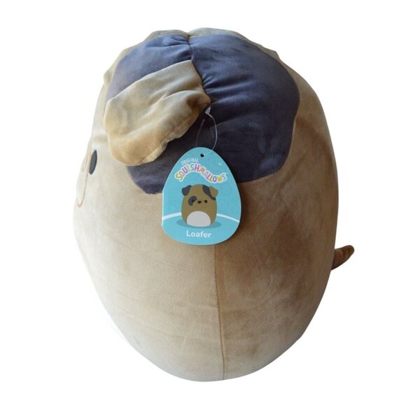 Squishmallows Original 16" Loafer the Brown Bulldog NWT - Picture 3 of 6